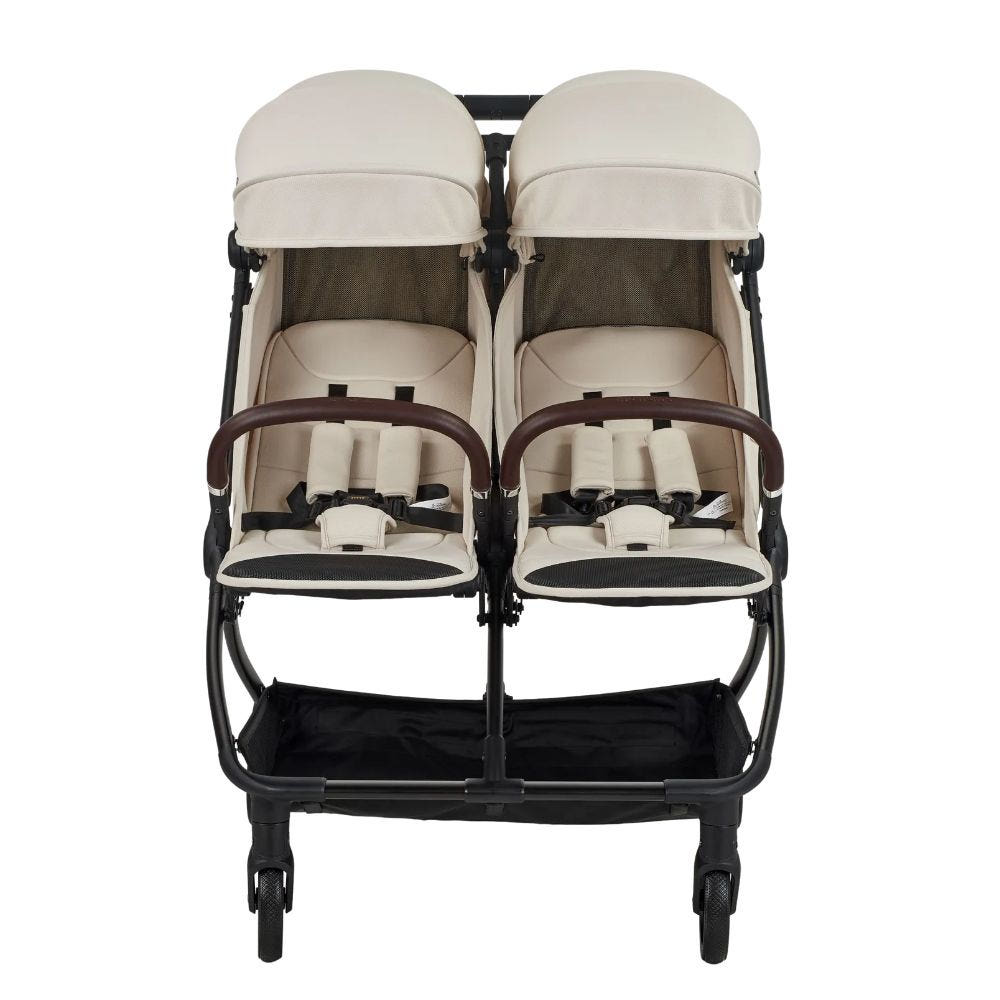 마마루 독도 오토폴딩유모차 절충형 쌍둥이유모차, 크림베이지(컵홀더.이너패드2개증정) 695,000원