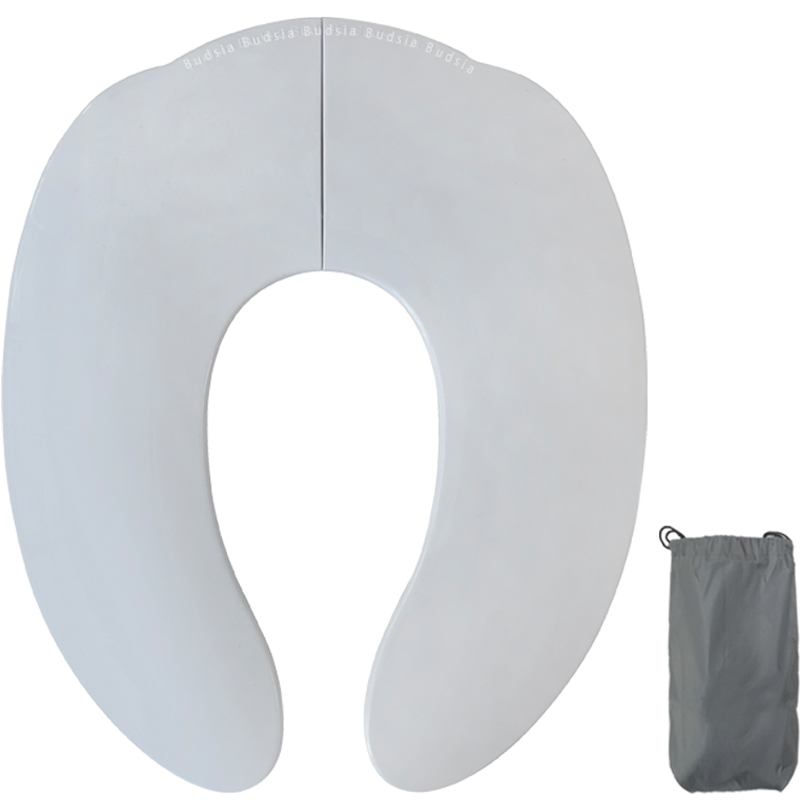 버드시아 유아용 휴대용 접이식 변기커버 + 파우치 세트, 그레이(커버) 5,560원