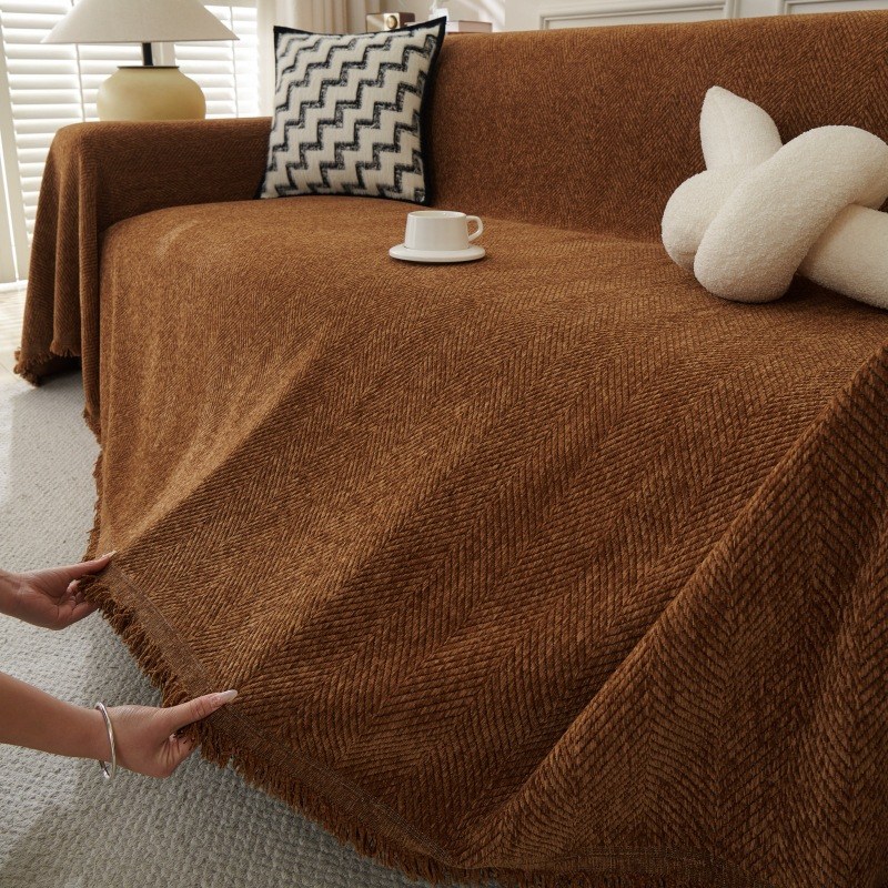 라비드엘 해링본 사계절 쇼파 커버, 1개, 브라운 44,700원