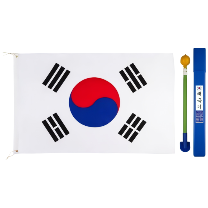 대한민국 태극기 국기함 세트, 상세페이지 참조, 1개 6,810원
