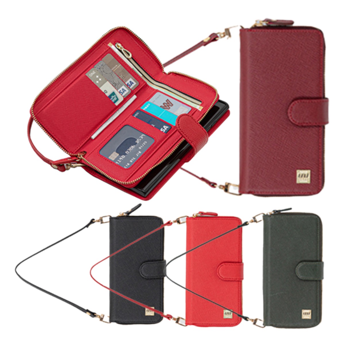 갤럭시 퀀텀5 A55 5G A556 지갑 케이스 사피아노 천연 소가죽 지퍼 다이어리 34,300원