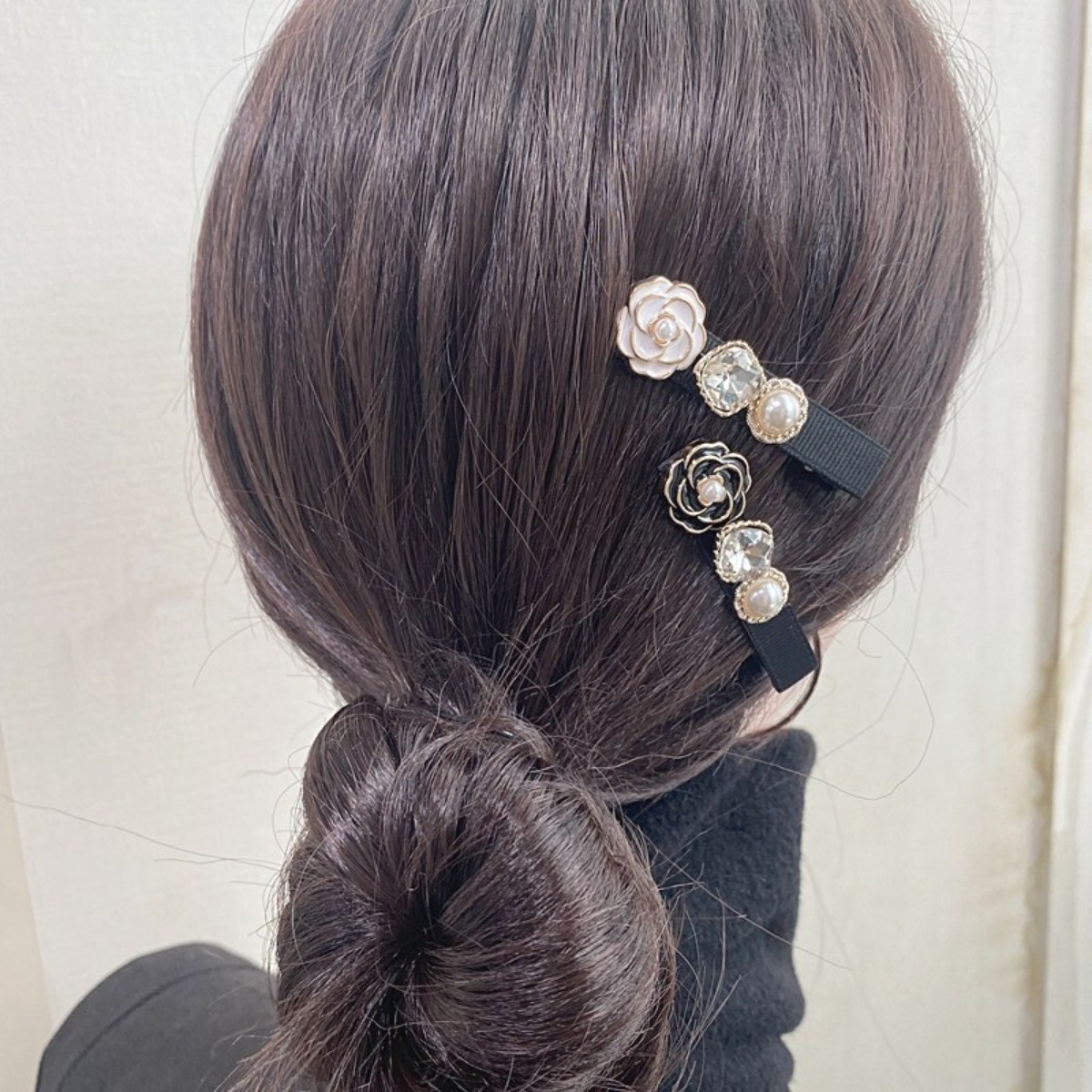 레인걸 [2개세트] 분위기여신 옆머리핀 포인트 머리핀 헤어핀 7,900원