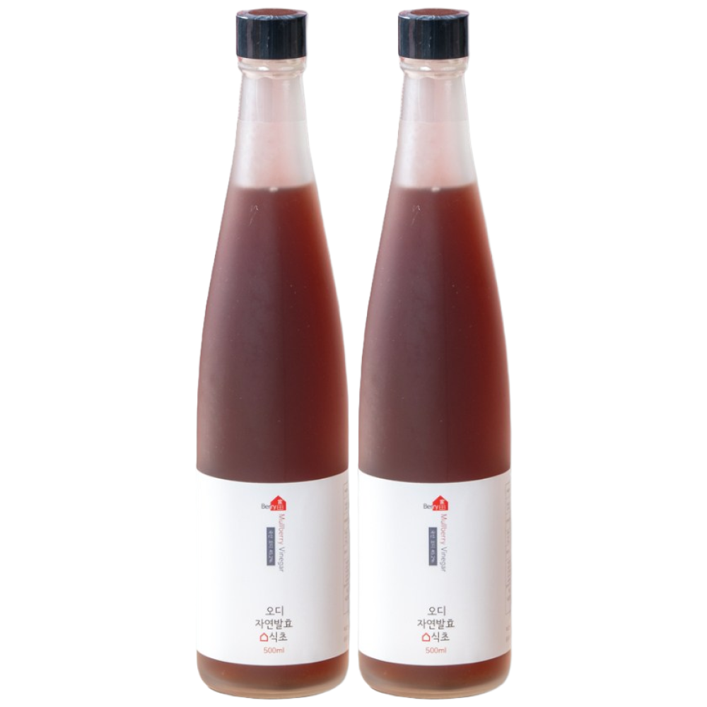 오디 자연발효식초 100%, 2개, 500ml 25,000원