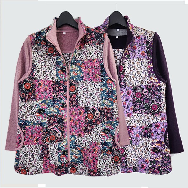 허니마마 따뜻한 패치 앙상블 할머니옷 세트 겨울 기모 자켓 블라우스 노인 80대 요양원 77,900원