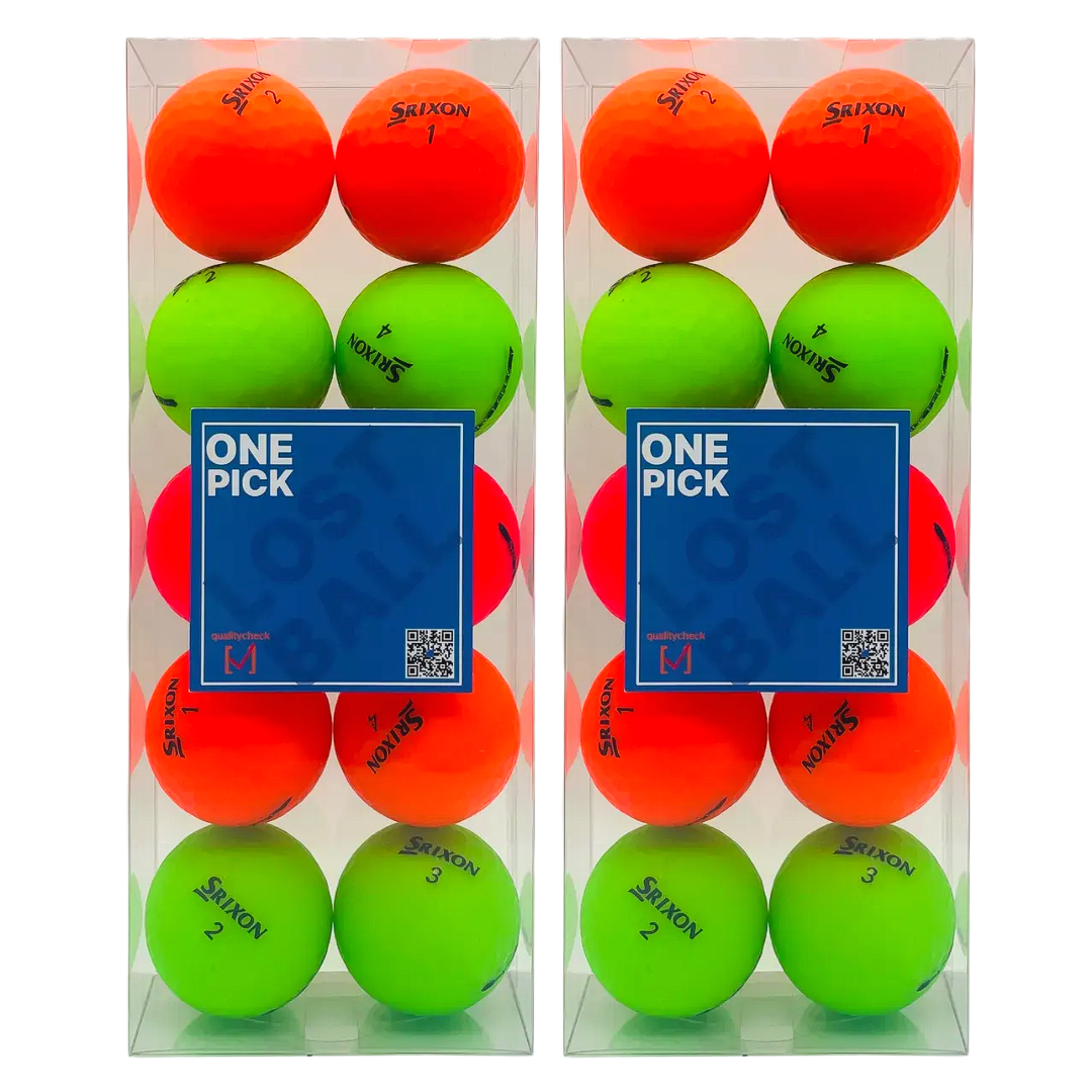 [원픽] 한정수량 스릭슨 무광컬러 로스트볼 특A++급 검수완료 라운딩용 품질보증볼, (레드+오렌지+그린), 1개, 10개입 12,500원