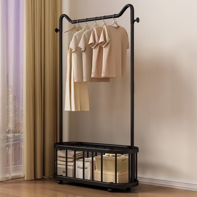 YAPOGI 가정용 2단 수납 가능 이동식 행거 31,900원