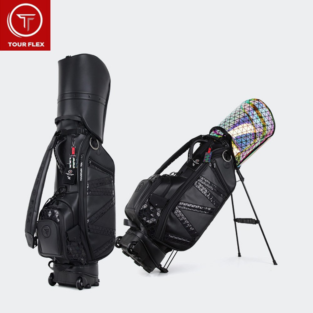 투어플렉스 핀크스 바퀴형 스탠드백 블랙 남여공용 골프가방 SA 650,000원