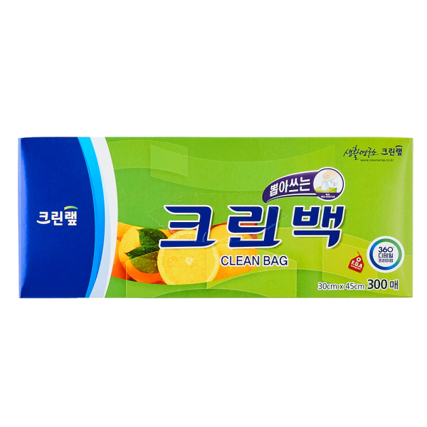 크린랩 크린백 대 30cm x 45cm 300매, 대(L), 1개, 1세트 10,500원