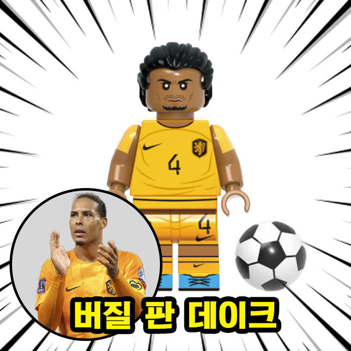 월드컵/FIFA/프리미어리그/챔피언스리그 세계 유명 축구선수 캐릭터 호환블록 브릭미니피규어 시리즈 VER.FBC 3,300원