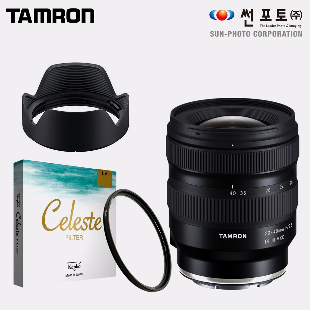 탐론 20-40mm F/2.8 Di III VXD A062 소니FE 렌즈 + 겐코 AIR MCUV 67mm 필터 1,036,000원