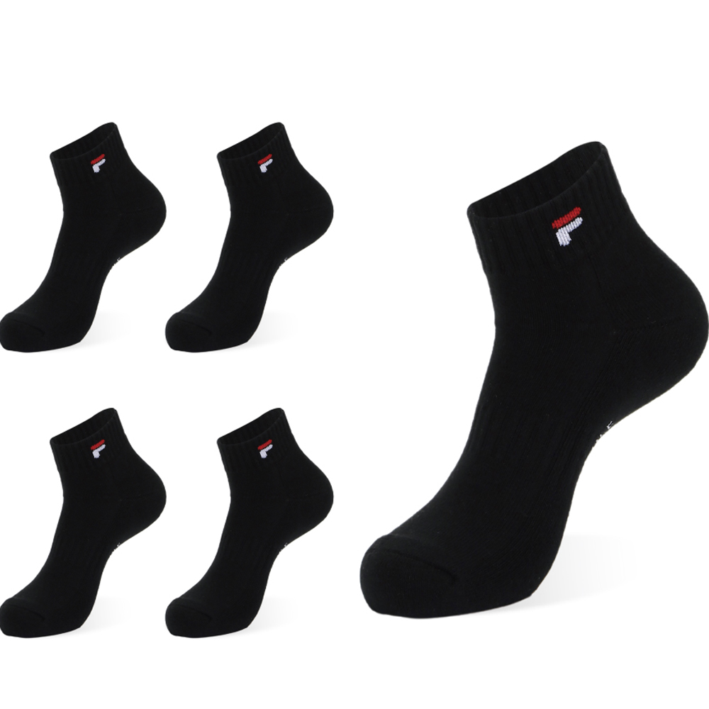 휠라 베이직 더블 쿠션 단목 양말 5족 세트 15,900원