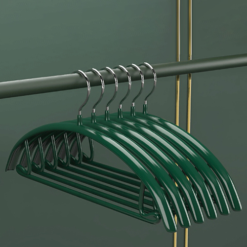앞날창창 스텐 논슬립 어깨뿔방지 옷걸이, 그린, 10개 13,000원