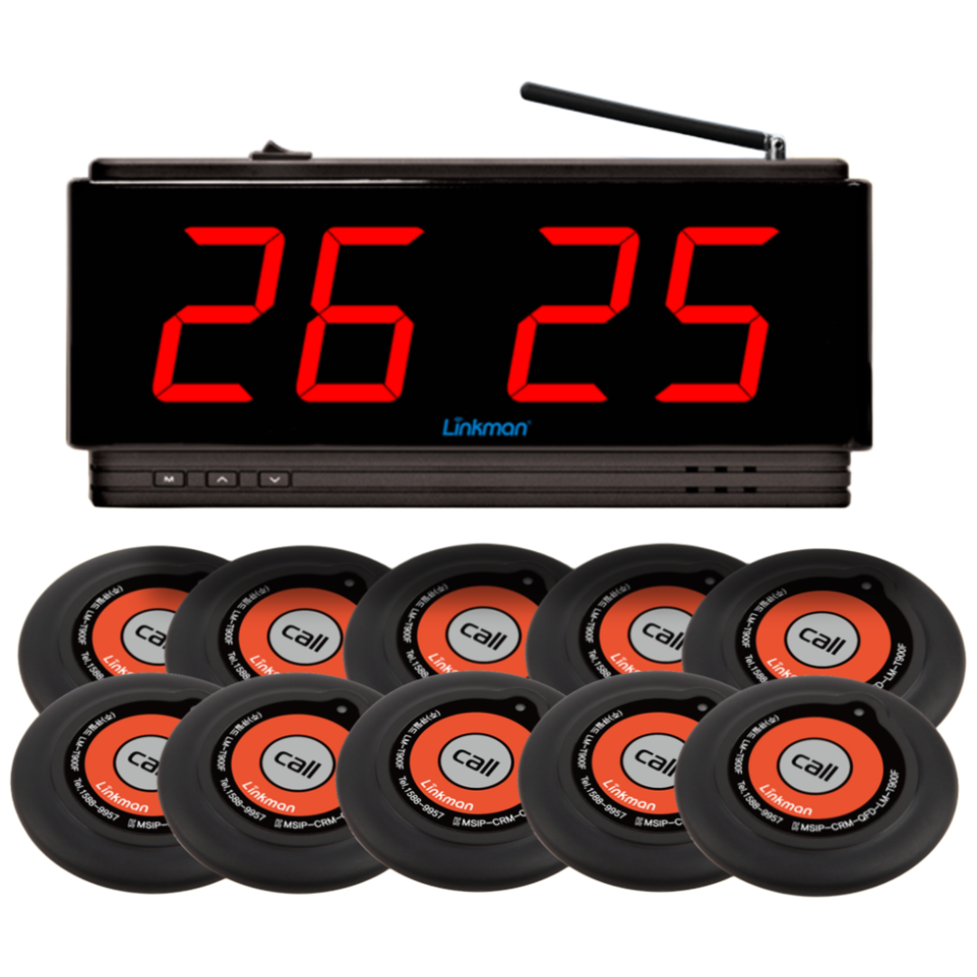 식당호출벨 수신기 호출벨 15개 세트 링크맨 차임벨 콜벨 198,000원