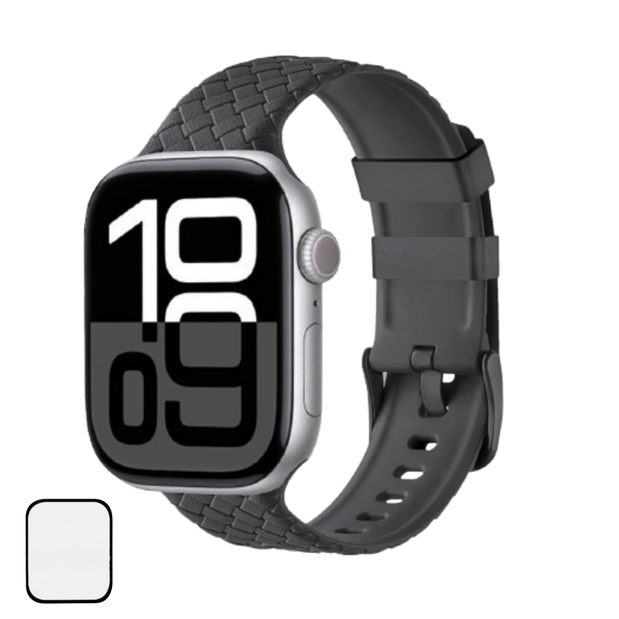 NUBASE 애플워치 호환 체크 솔로루프 실리콘 스트랩 스포츠밴드 7,980원