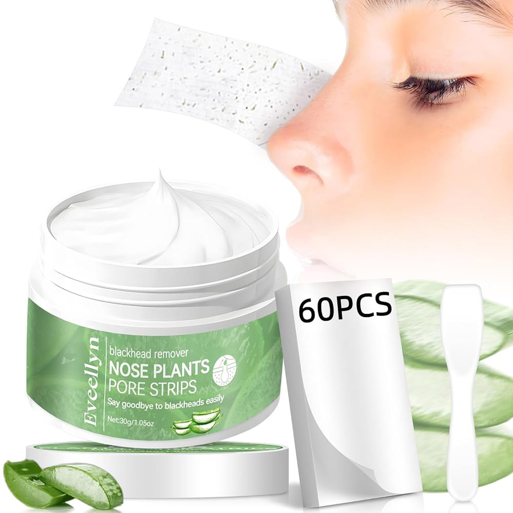 이벨린 블랙헤드 리무버 마스크 30g, 코 모공 스트립 60개, 블랙헤드용 딥 클렌징 모든 피부 타입의 모공을 조이고 불순물과 과도한 오일을 제거합니다 55,900원