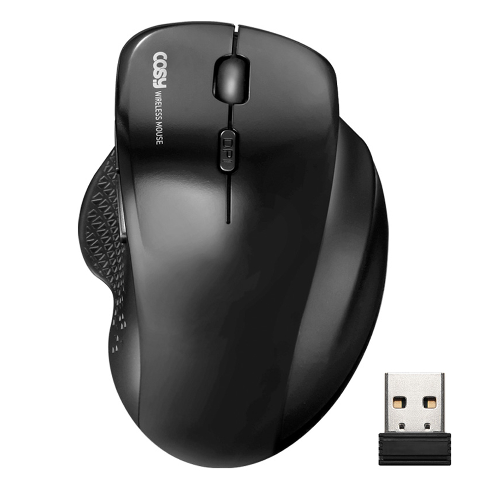 코시 세미 버티컬 무선 마우스, M3469WL, 블랙 11,000원