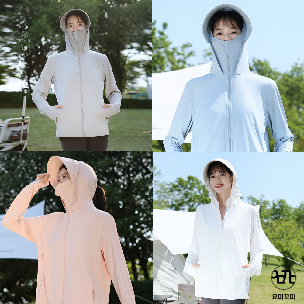 요꼬미 여성 자외선차단 UV차단 후드집업 바람막이 래쉬가드 14,000원