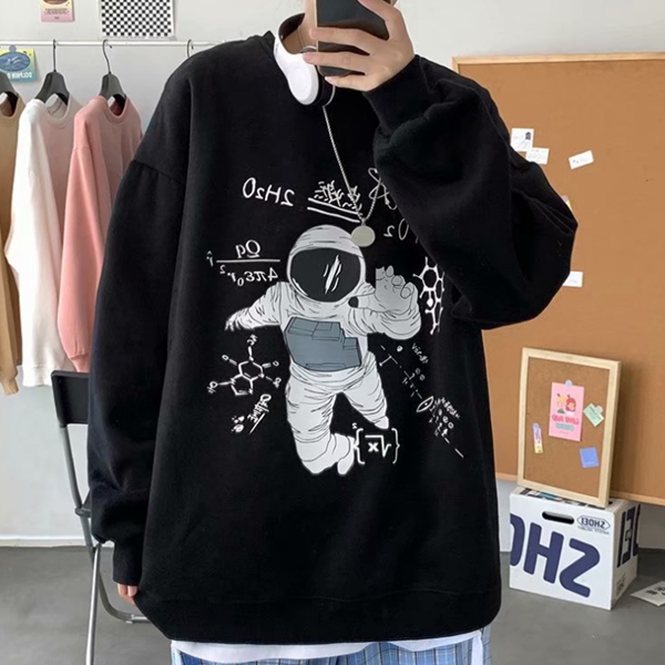 제이티엘 남성용 스페이스 오버핏 맨투맨 티셔츠 12,250원