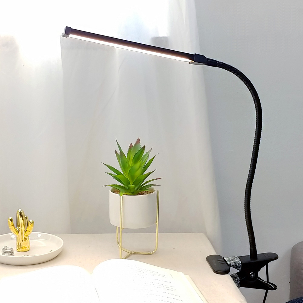 플랜룩스 라인코 LED 집게형 스탠드, 흑색 17,400원