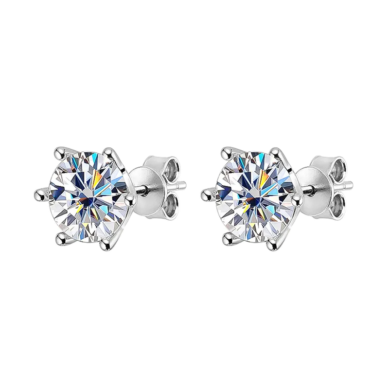 (뷰티스트림) [GRA인증서/엑설런트컷팅/D-Color] 모이사나이트 1캐럿 스터드 콤비 귀걸이 29,900원