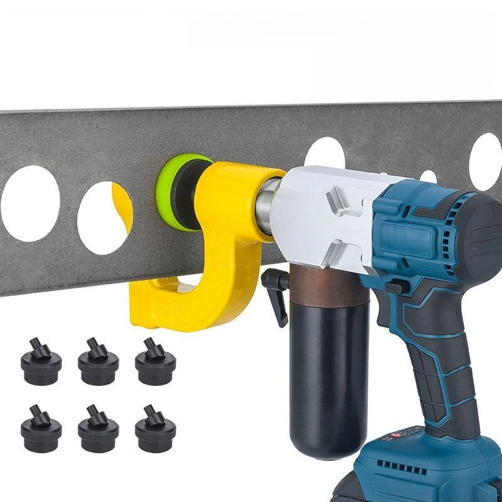 유압 펀칭기 무선 충전식 천공기 철판 철제 전동 뚫기 타공 48,700원