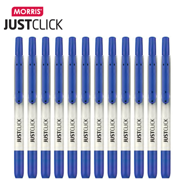 모리스 JUSTCLICK 저스트클릭 네임펜 F 1타 12p 노크식 필기네임펜 사무용/학교 36,000원