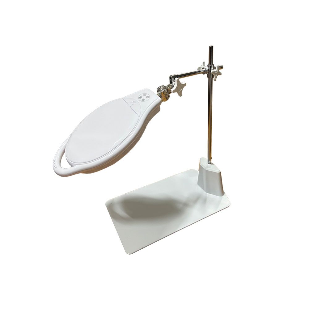아로 슬림스탠드 확대경 7인치 M8062S(A형) LED 조명 확대경 5배율, 1개, M8062S 305,000원
