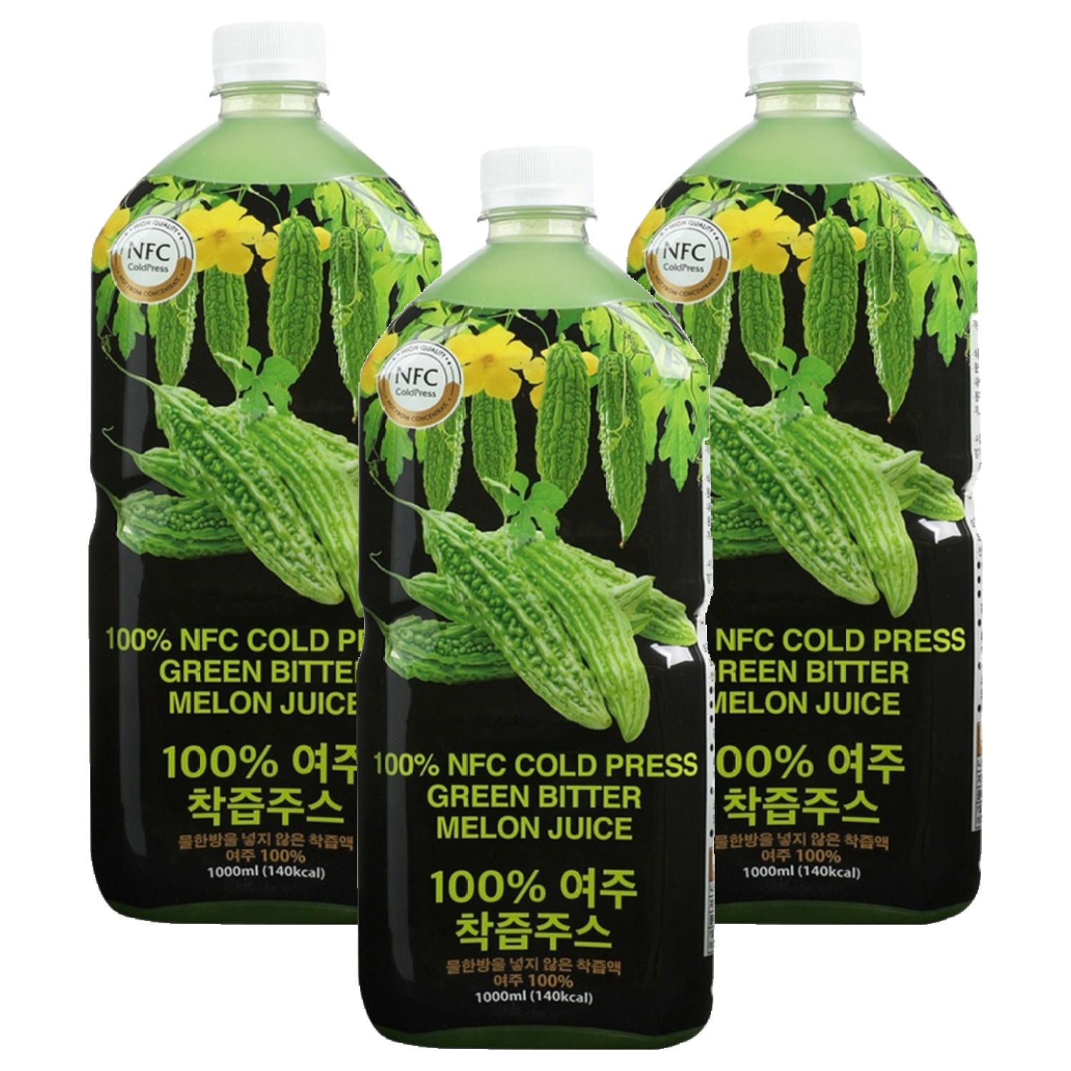 파모빗 100% 여주 착즙주스, 1L, 3개 24,300원