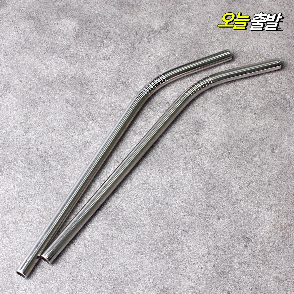 THE소울빈 8mm 스텐 빨대(곡선형)스트로우 690원