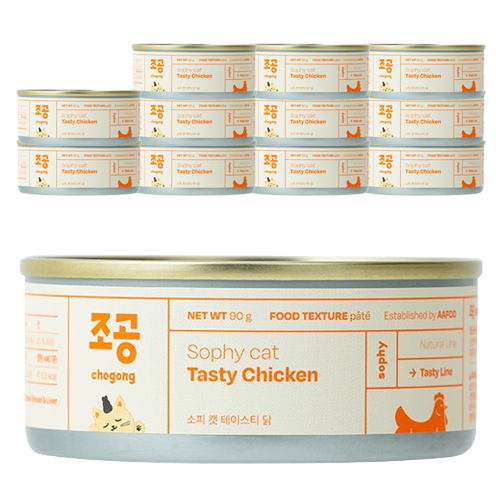 조공 성묘용 소피 캣 테이스티 습식캔, 닭, 90g, 12개 27,600원