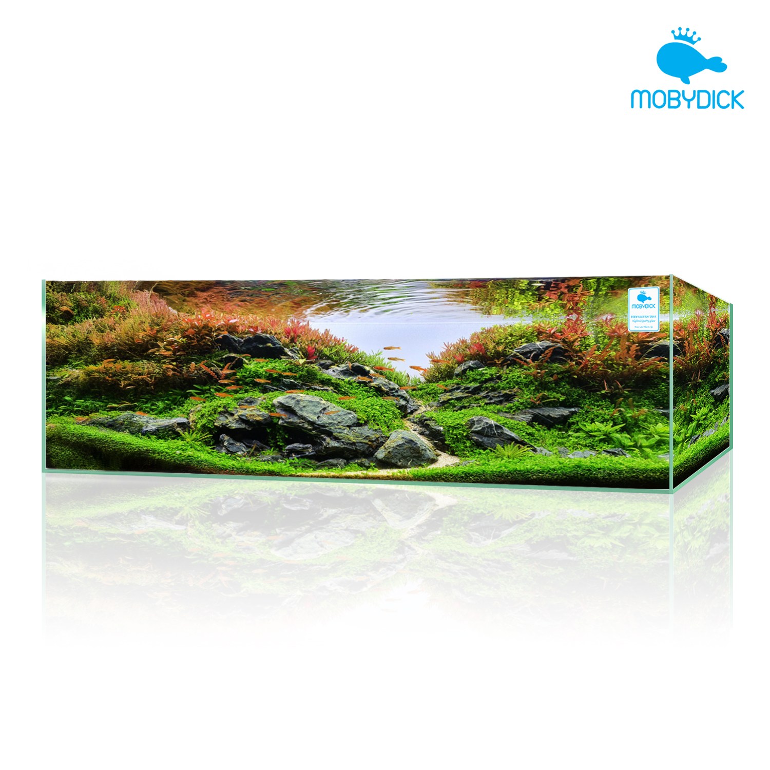 모비딕 슬림90 클린 유리어항 S-900 90x20x25 5T 뚜껑포함 65,000원