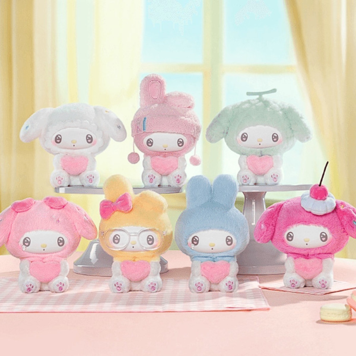 코코핑크 산리오 50주년 마이멜로디 캔디 에디션 인형 키링 확정 가챠 랜덤박스 33,500원