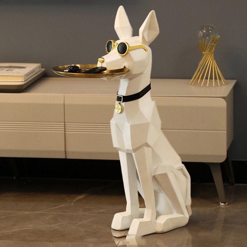 플랜와이 도베르만 프리미엄 사이드 테이블 인테리어 트레이 t21, 화이트 59,700원