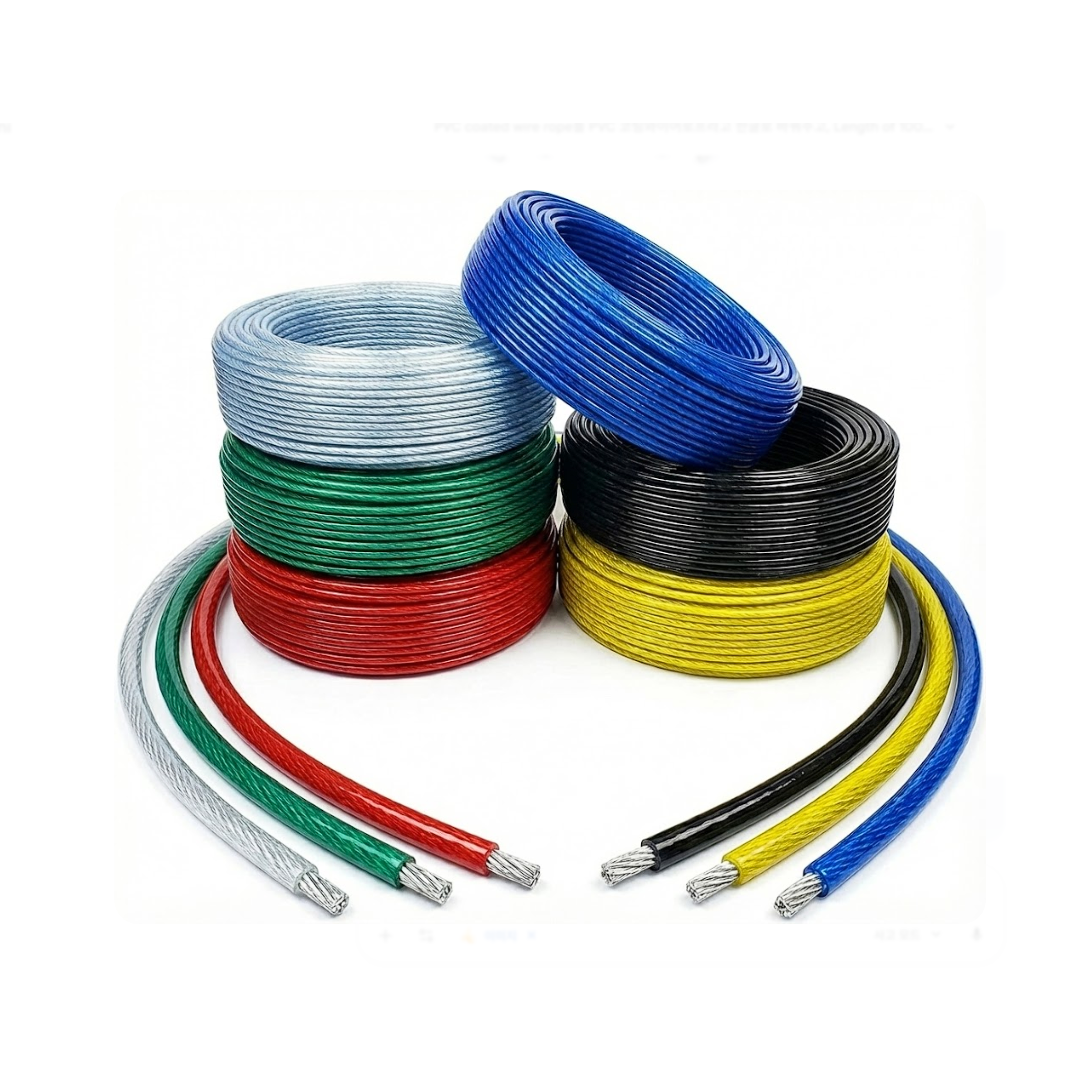 YL 코팅와이어 로프 3mm 50M 100M 200M 500M 85,500원