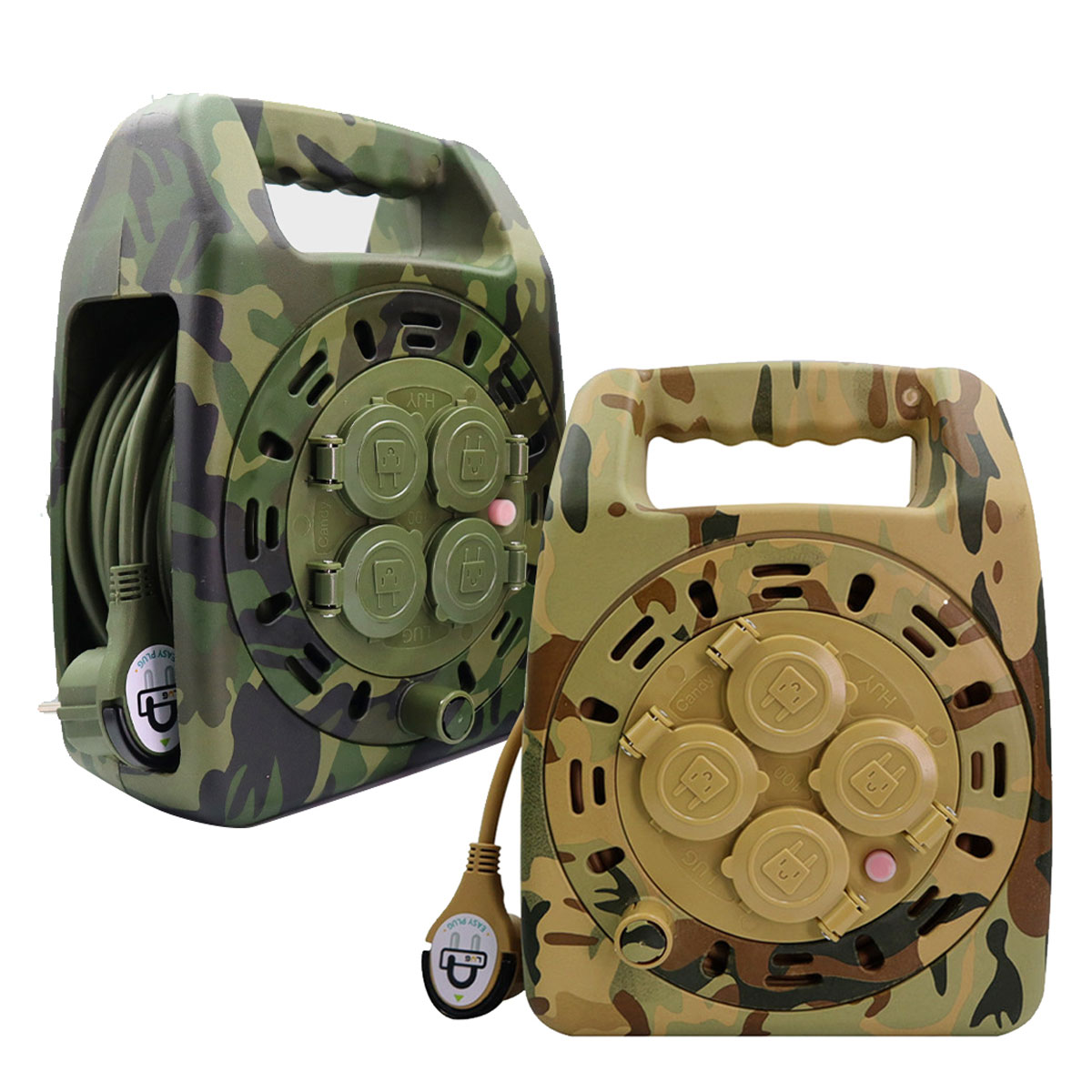 러그박스 20M 캡형 카모 밀리터리 릴선 1.0SQ - 캠핑 릴선 전기릴선 연장선 작업선 리드선 58,000원