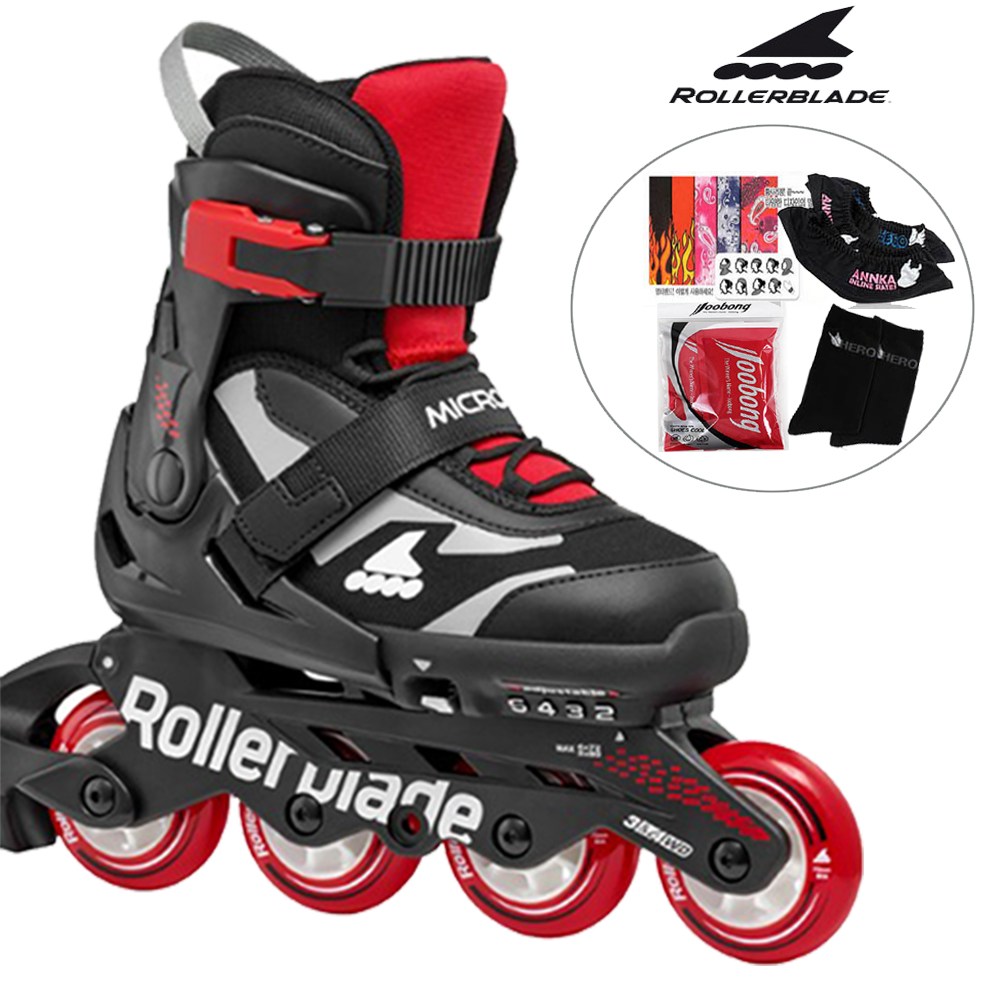 롤러블레이드 2025년 정품 아동 인라인스케이트 마이크로블레이드 레드 블랙 5종사은품 235,000원