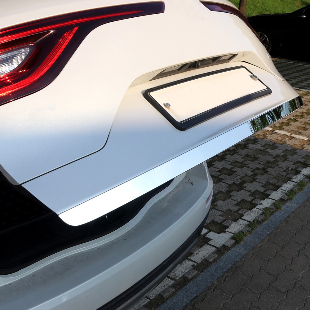 더블랙 호환 QM6 튜닝 용품 트렁크 가니쉬 크롬 몰딩 15,000원