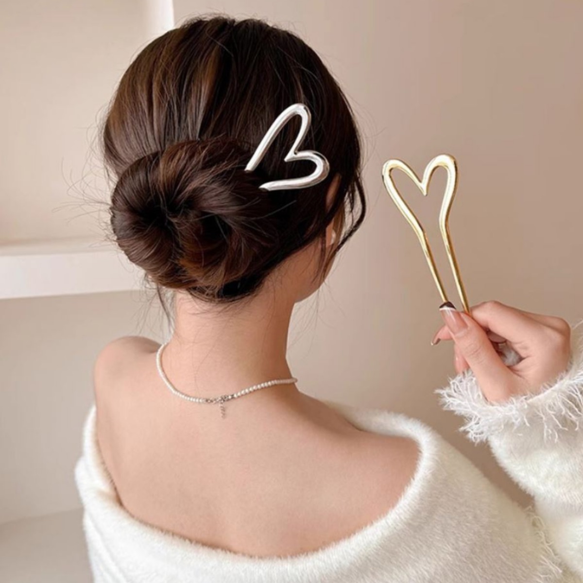 비쥬마켓 헤어 비녀 올림머리 핀 헤어악세사리 8,700원