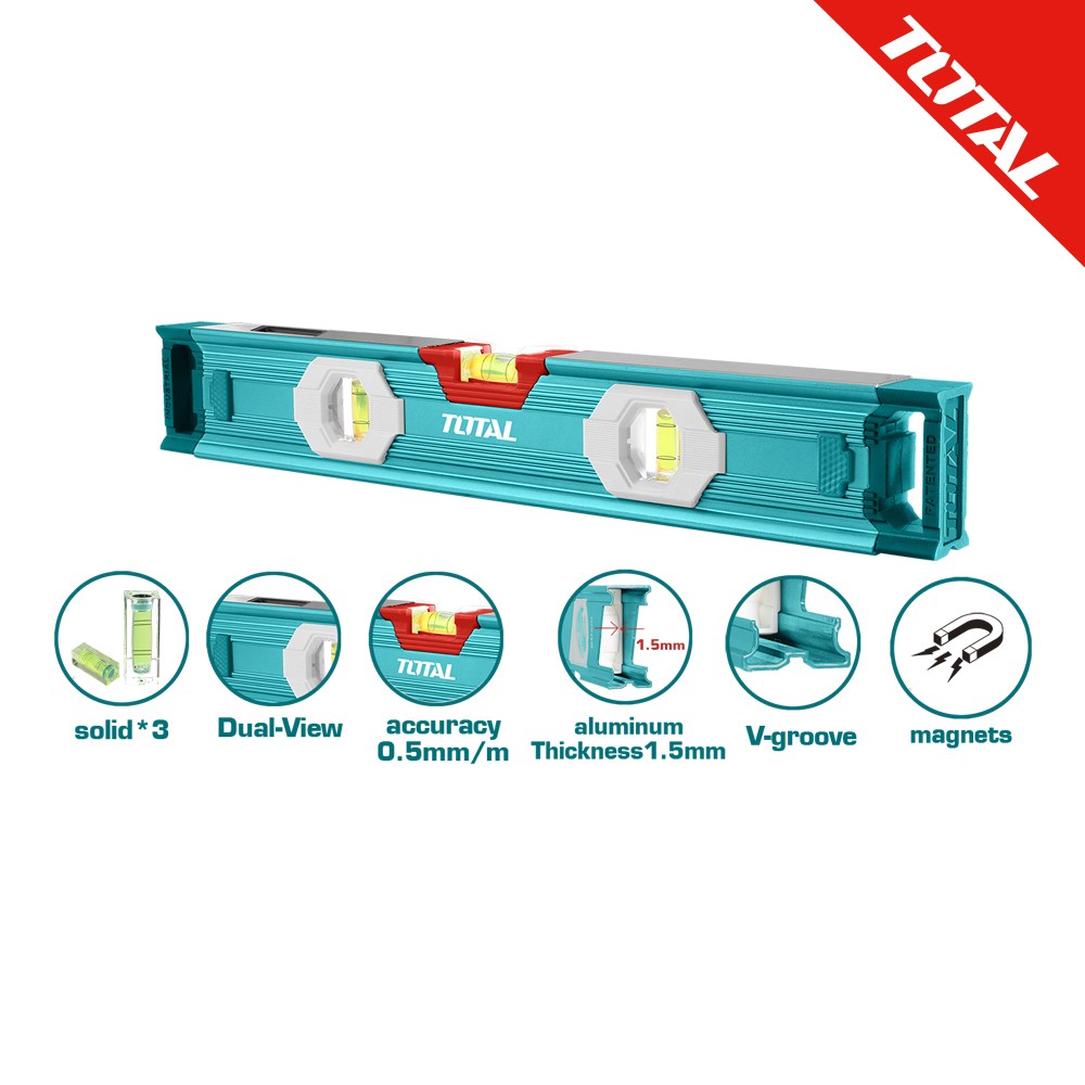 토탈공구 자석 수평(60cm) - TMT26056 45,000원