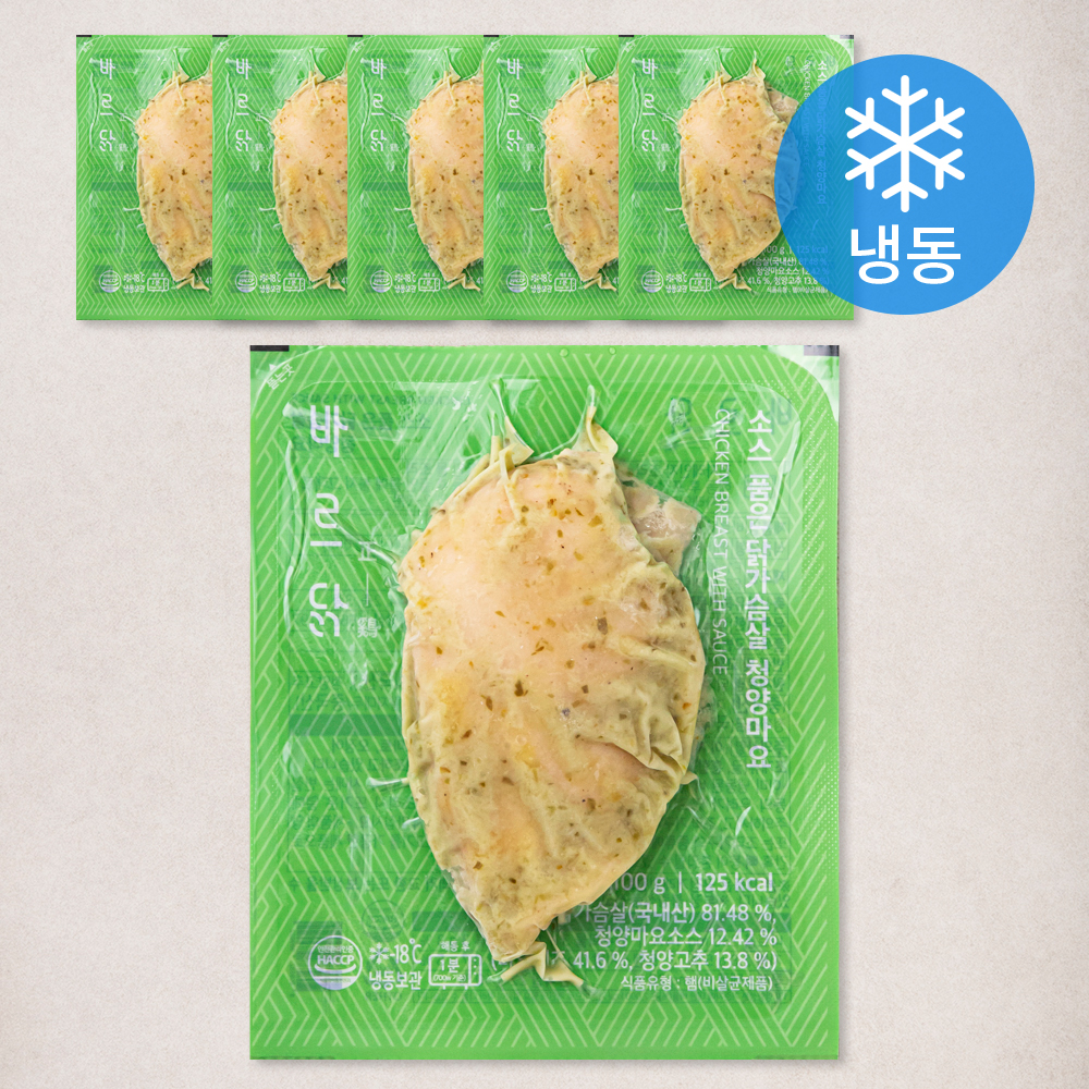 바르닭 소스 품은 닭가슴살 청양마요 (냉동), 100g, 1개입, 6개 15,000원