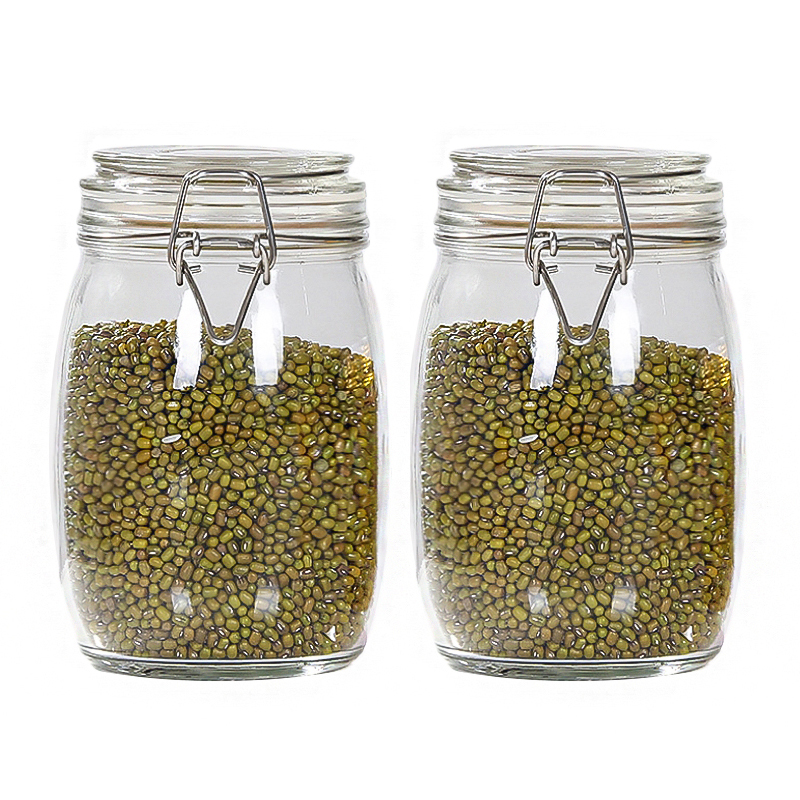 헬로키친 다용도 밀폐 유리병, 1L, 2개, 현재가 10,680원