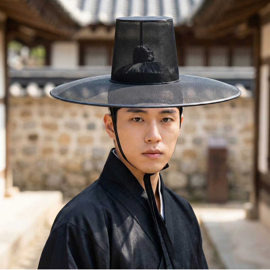 양반 갓 양반갓 대사이즈 전통 모자 민속 선비 소품 사극 전통소품 27,900원