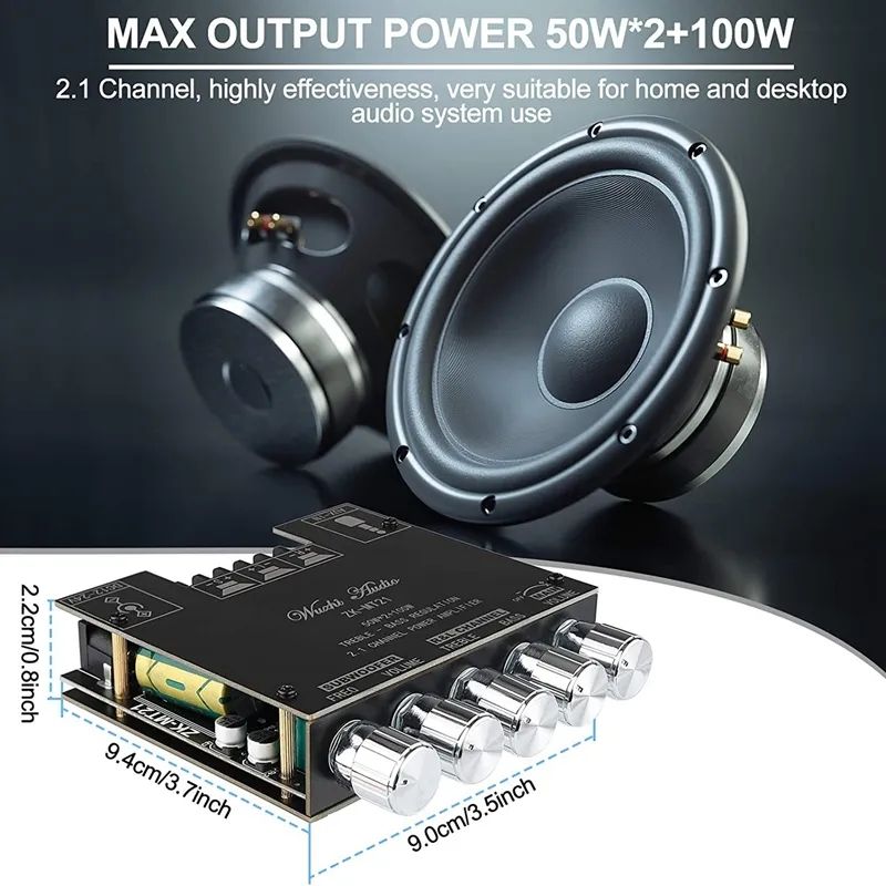 블루투스 5.0 100W DIY 앰프모듈 키트 (ZX-MT21) 16,010원