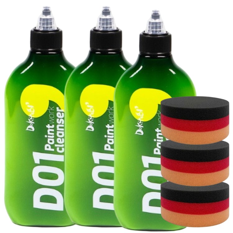 도깨비 페인트클렌져 300g +둥근 저먼 패드 D01 9000방 광택복원제 페클 페인트클리너, 3세트 51,000원