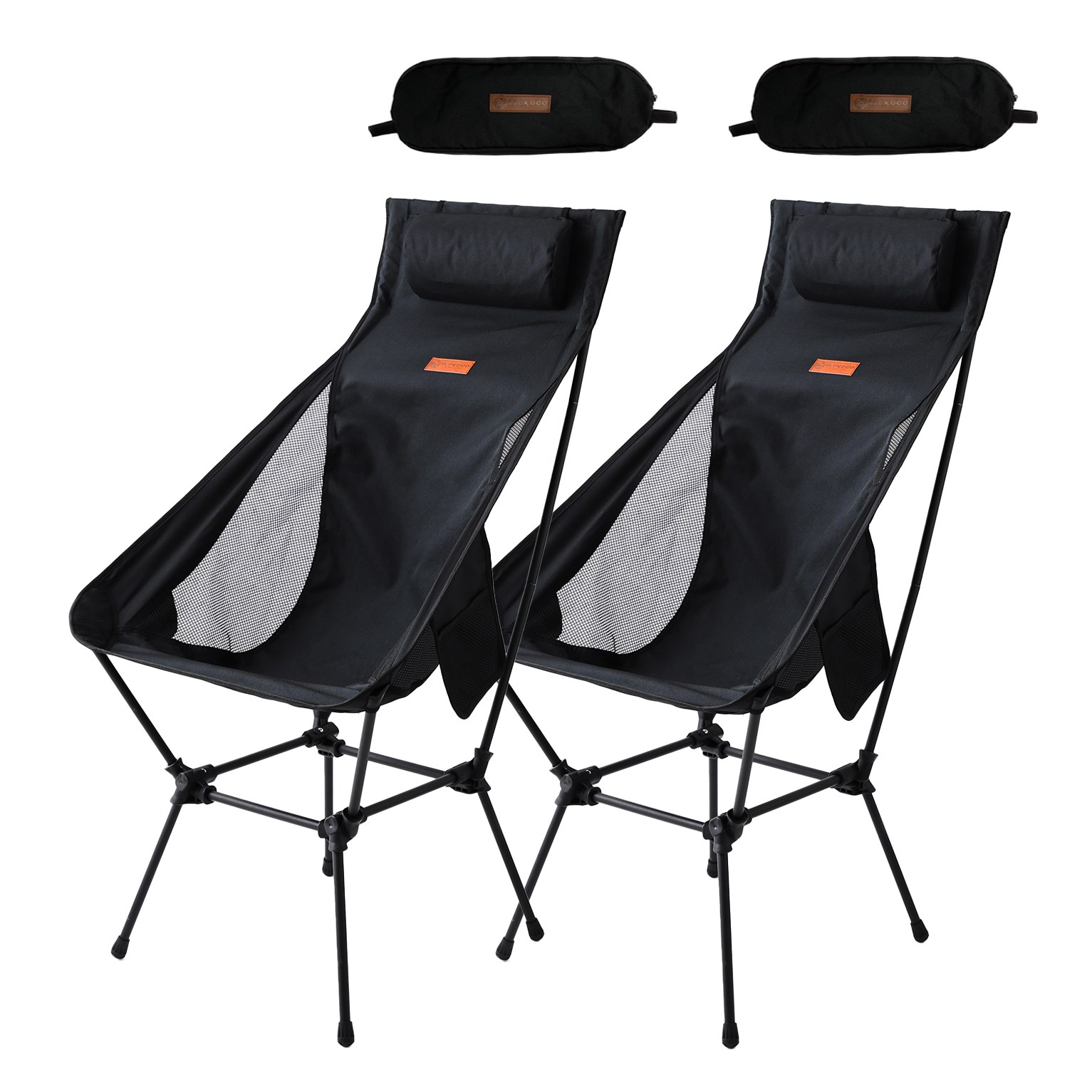 레드코코 경량 캠핑의자 미니멀 폴딩, 블랙2개, 2개 67,900원