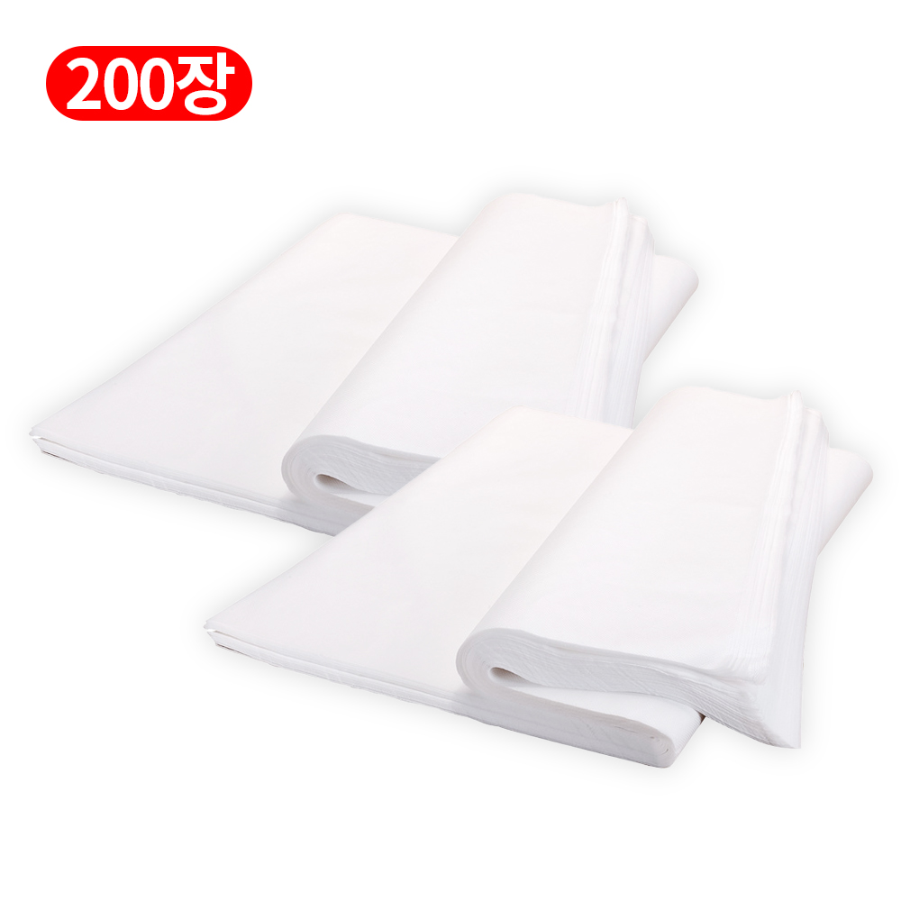 오아소 일회용 다용도 방수 시트 50x70cm 200장, 1세트, 화이트 15,900원