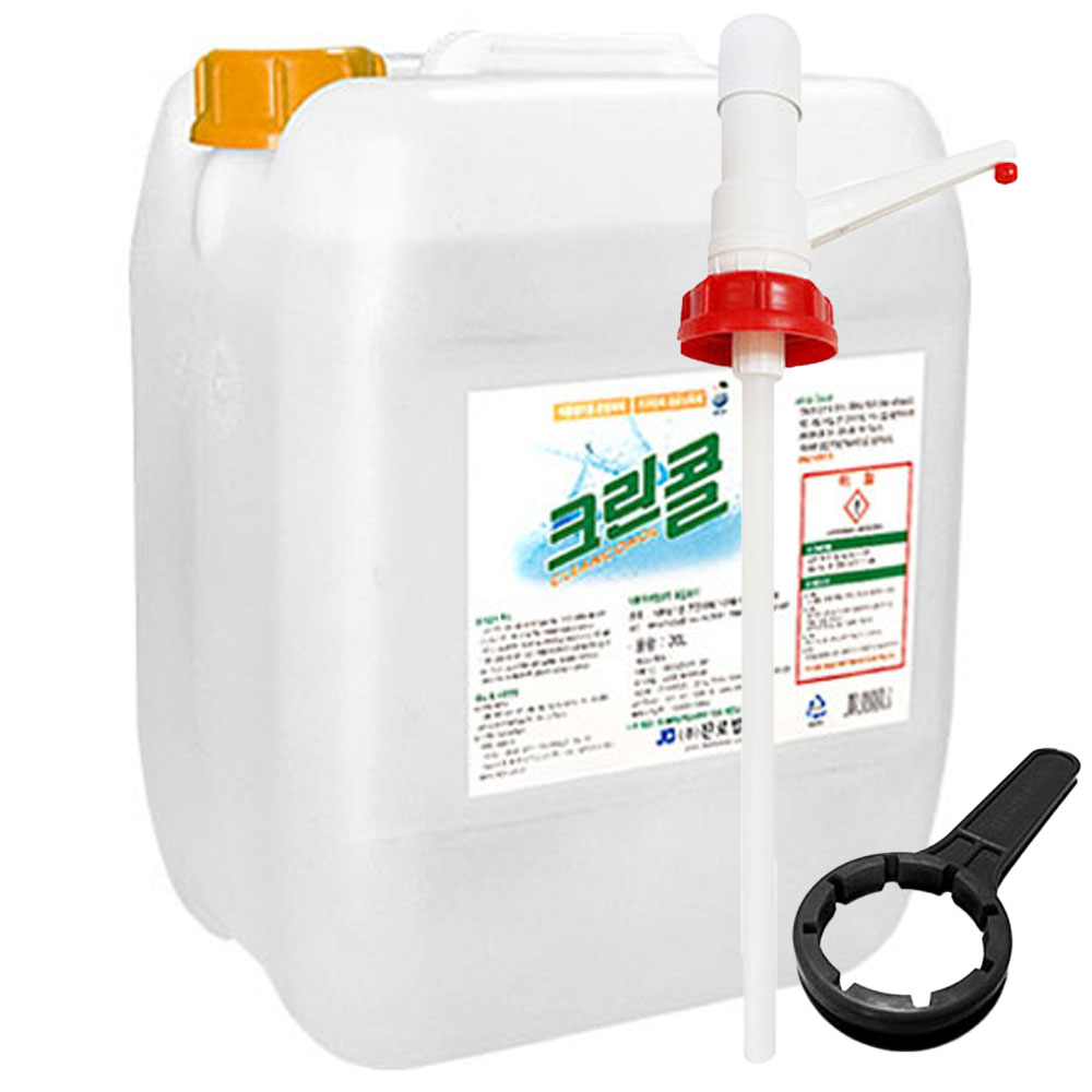 진로발효 살균소독59% 크린콜 20L+펌프+오프너 69,800원