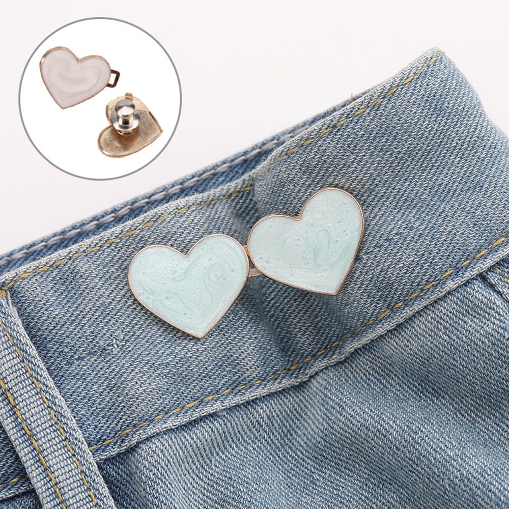 미즈코스 하트 허리 줄이기 매직 요술 후크 조절 버클 고리 셀프 수선, 민트, 2개 5,900원