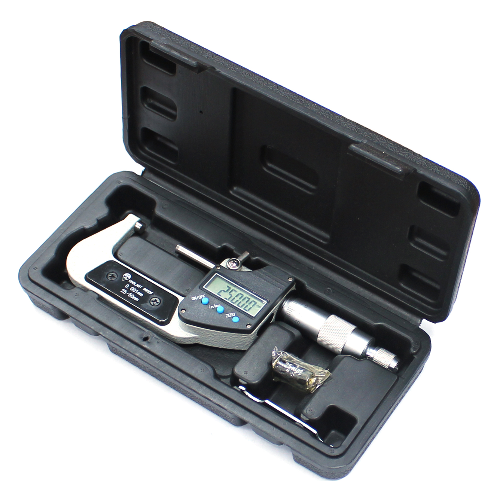 종원 디지털 외경 마이크로미터 측정도구 0.001mm 25~50mm 510-50 92,500원