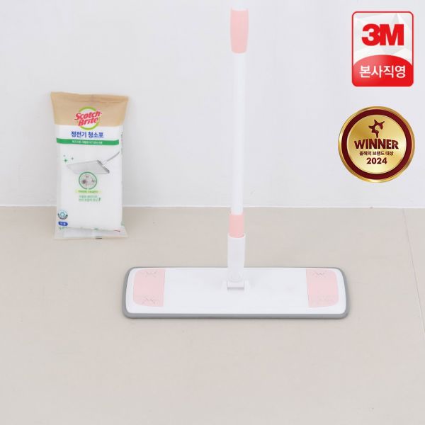 3M 체리블라썸 이지클린 막대걸레 + 정전기 10매 스카치브라이트 33,400원